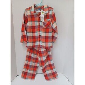 NWT Old Navy Plaid‎ 2 piece Pajama Set PJs 4T